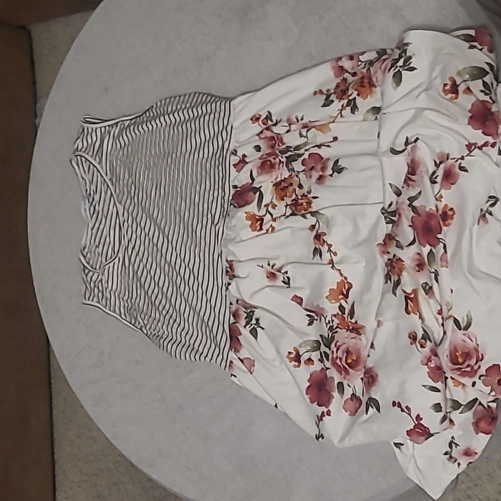 Floral tank dress